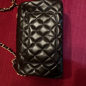 Classic black flap bag